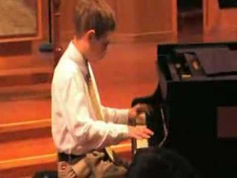 Gregory (10) playing Solfeggio C.P.E. Bach