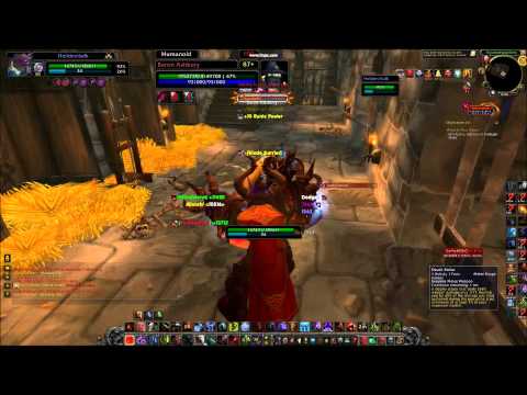 Death Knight Solo Baron Ashbury Heroic!!