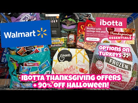 WALMART IBOTTA HAUL 11/10 THANKSGIVING FREEBIES  + 90% CLEARANCE