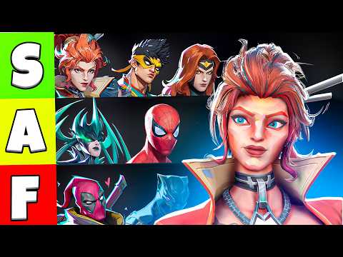 THE OFFICIAL MARVEL RIVALS SEASON 6.5 TIER LIST (Best Characters In Marvel Rivals)