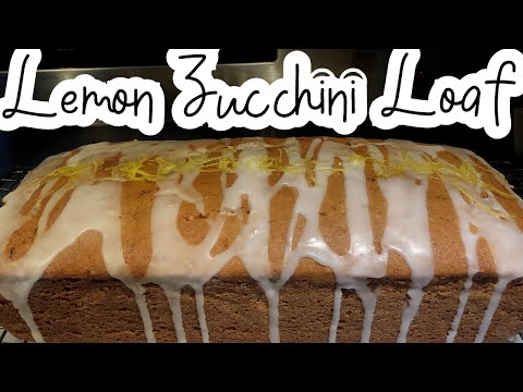 How To Make LUSCIOUS Lemon Zucchini Loaf