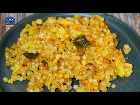 You’ve Never Seen Boba Cooked Like THIS 🤯 || Sabudana khichri Recipe || Tapioca pearls