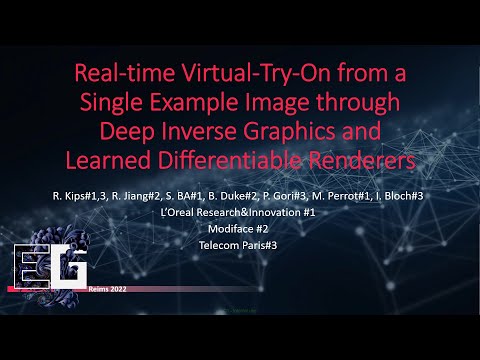 EG2022 - Real-time Virtual-Try-On from Single Example Image through Deep Inverse Graphics and ...