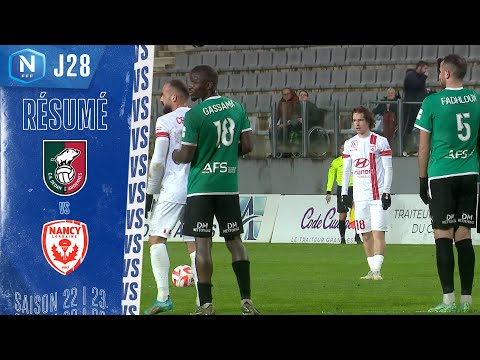 J28 I CS Sedan Ardennes - AS Nancy Lorraine (0-0), le résumé I National FFF 2022-2023