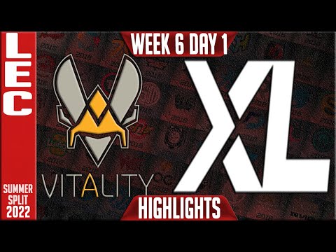 VIT vs XL Highlights | LEC Summer 2022 W6D1 | Team Vitality vs Excel