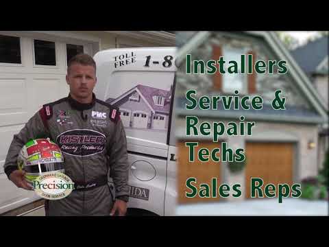 Now Hiring Garage Door Installers, Technicians and Sales Reps
