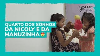 DAS RUAS PARA O QUARTO DOS SONHOS: GRÃO DE GENTE E TATA WERNECK REALIZAM O MAIOR SONHO DA NICOLY