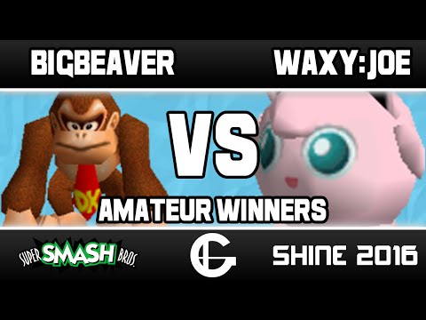 Bigbeaver (DK) VS Waxy:Joe (Jigglypuff) | Shine 2016 | 64 Amateur Winners Semis