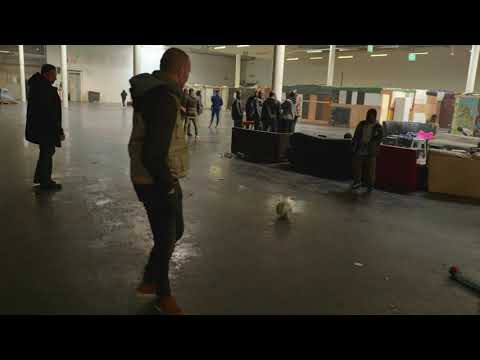 Foot improvisé avec les enfants