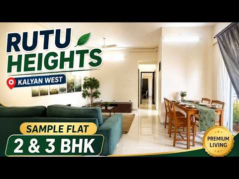 Rutu Heights Khadakpada | Luxury Flats for Sale in Kalyan West — video
