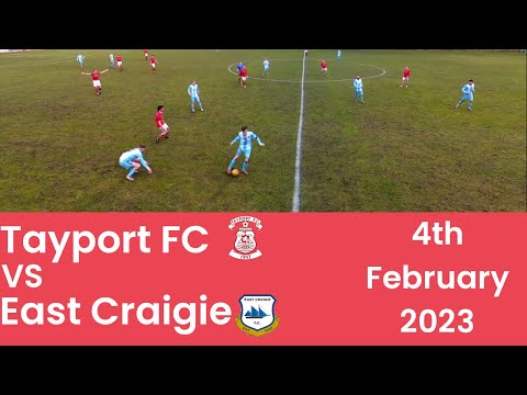 Tayport FC vs East Craigie FC - 04/02/23 - Highlights