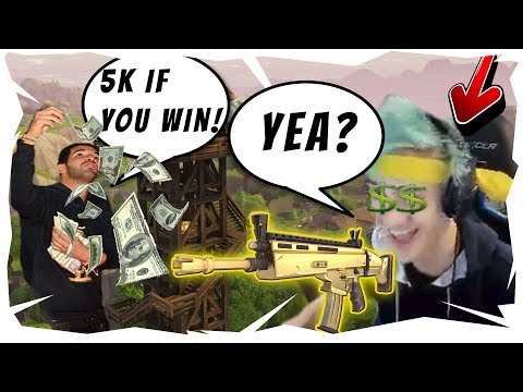 5K Donation If You Win! Ninja and Drake Duo's Fortnite Twitch Stream!