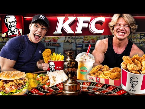 KFC ROULETTE CHALLENGE with Natan Marcoń! Who will eat more calories?