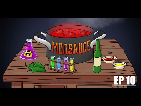 Modsauce Let's Play EP 10 Witches and Glitches!