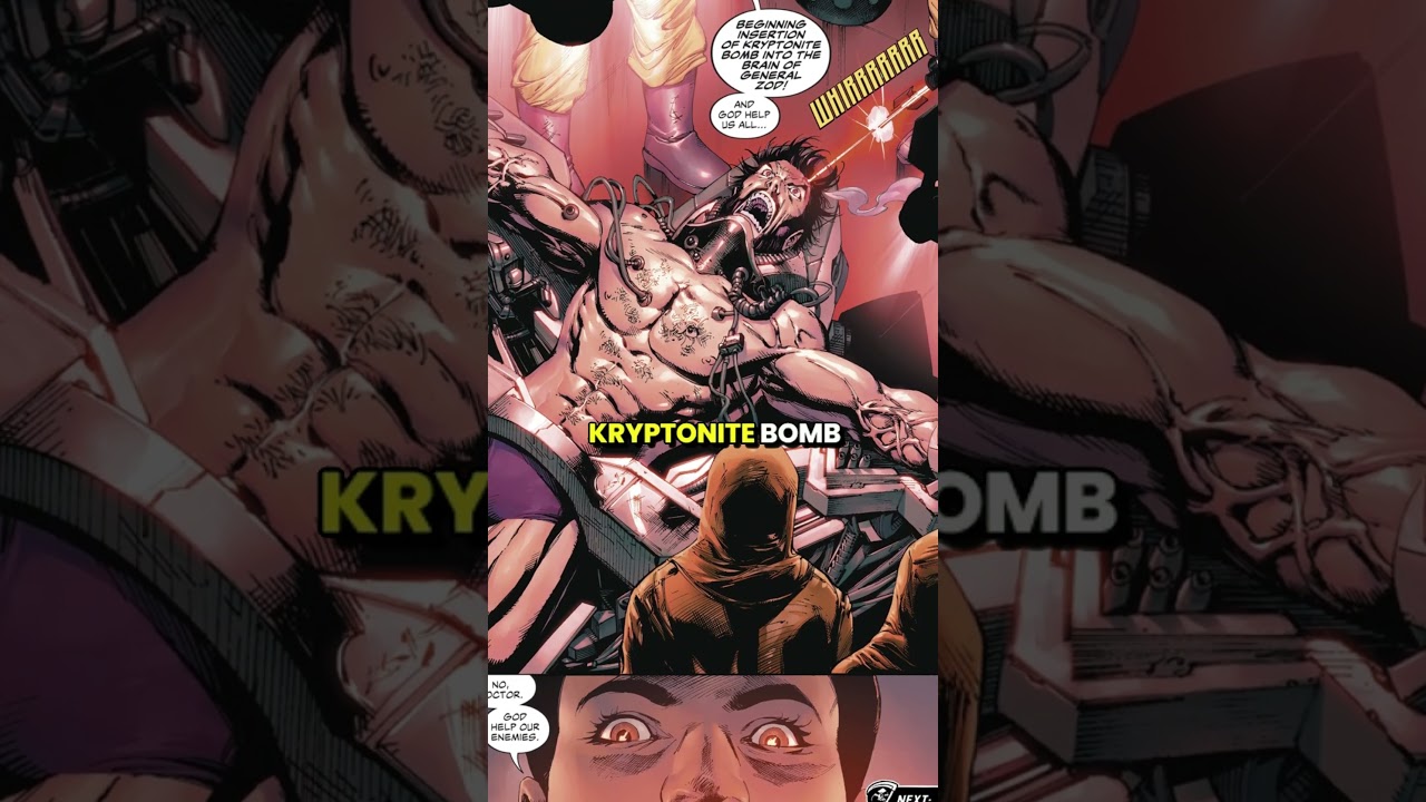 🤯🤯🤯Genral ZOD Performs Brain SURGERY on HIMSELF? #dccomics  #dccomicsuniverse