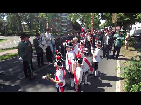 Schützenfest in Neuss-Gnadental  2019  Regimentsabnahme