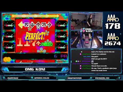 OMG KON! | CLUB TROPICANA (MANIAC 6-PANEL) PFC AAA [DDR SOLO 2000]