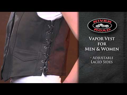 River Road Vapor Perforated Leather Vest • Shop J&P Cycles
