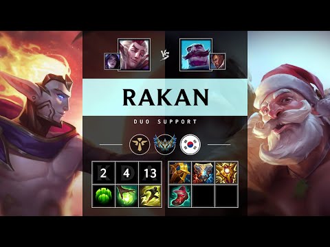 Rakan Support vs Braum - KR Challenger Patch 25.09