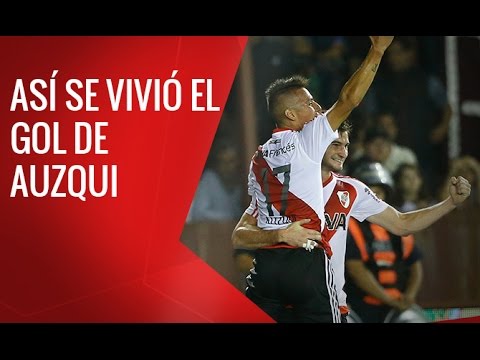 Así se vivió el gol de Auzqui