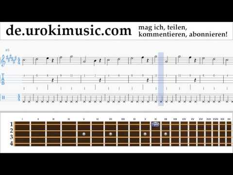 Ukulele Unterricht Michael Jackson - Beat It Noten Lernen Teil#1 um-i995