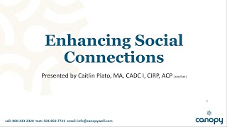 Enhancing Social Connections