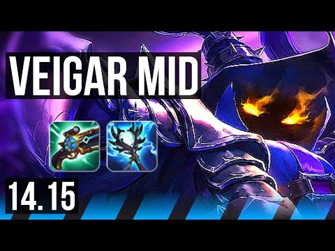 VEIGAR vs CASSIOPEIA (MID) | 2200+ games, 4/1/6, Rank 11 Veigar | EUW Grandmaster | 14.15