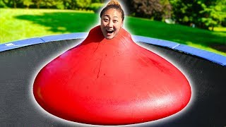 GIANT WATER BALLON EXPLOSION!! (TRAPPED)