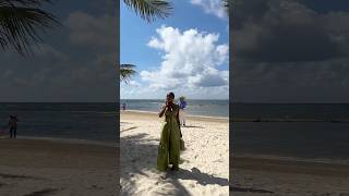 From crowded beach to sunset perfection in minutes 🌅✨