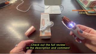 Review IFANZETECH Eyebrow & Facial Hair Remover for Women: 2 in 1 Rechargeable Facial Hair Removal &