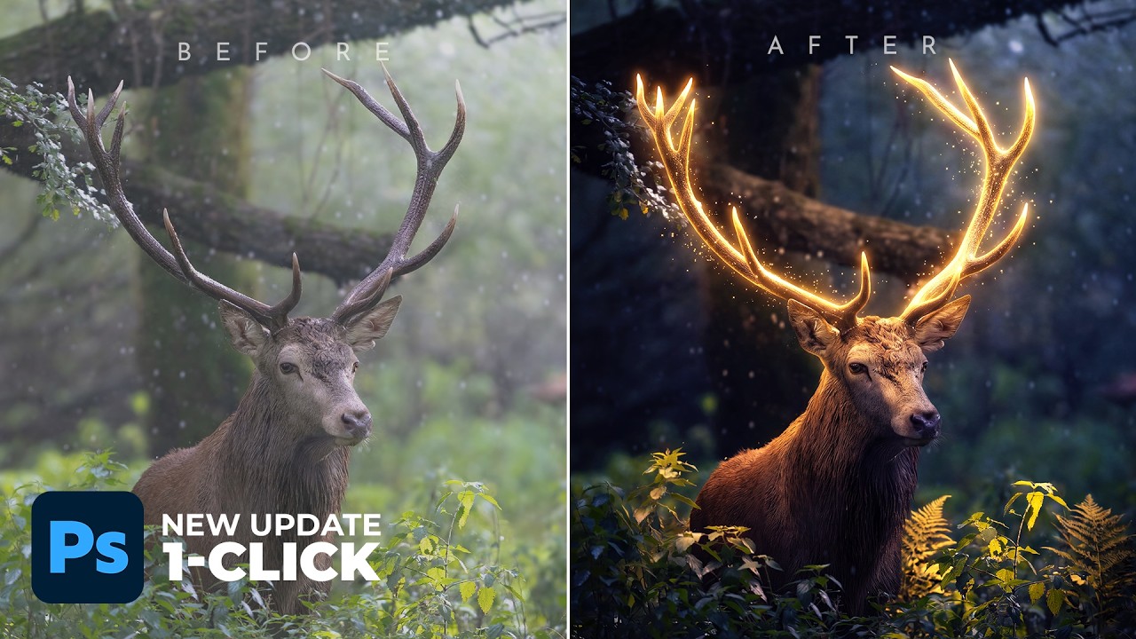 Create Stunning AI Glow Effects in Photoshop | Glowing Effect