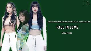 Download lagu SECRET NUMBER~FALL IN LOVE (OST) easy lyrics mp3