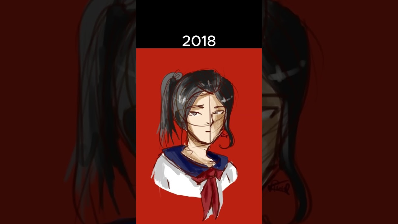 2017/2024 progress #digitalart #drawing #art #artist #improvment #artimprovement #arttrend