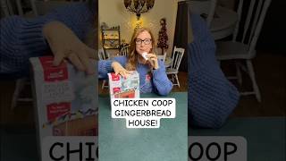 The Gingerbread Chicken Coop Kit from Tractor Supply. #diy
