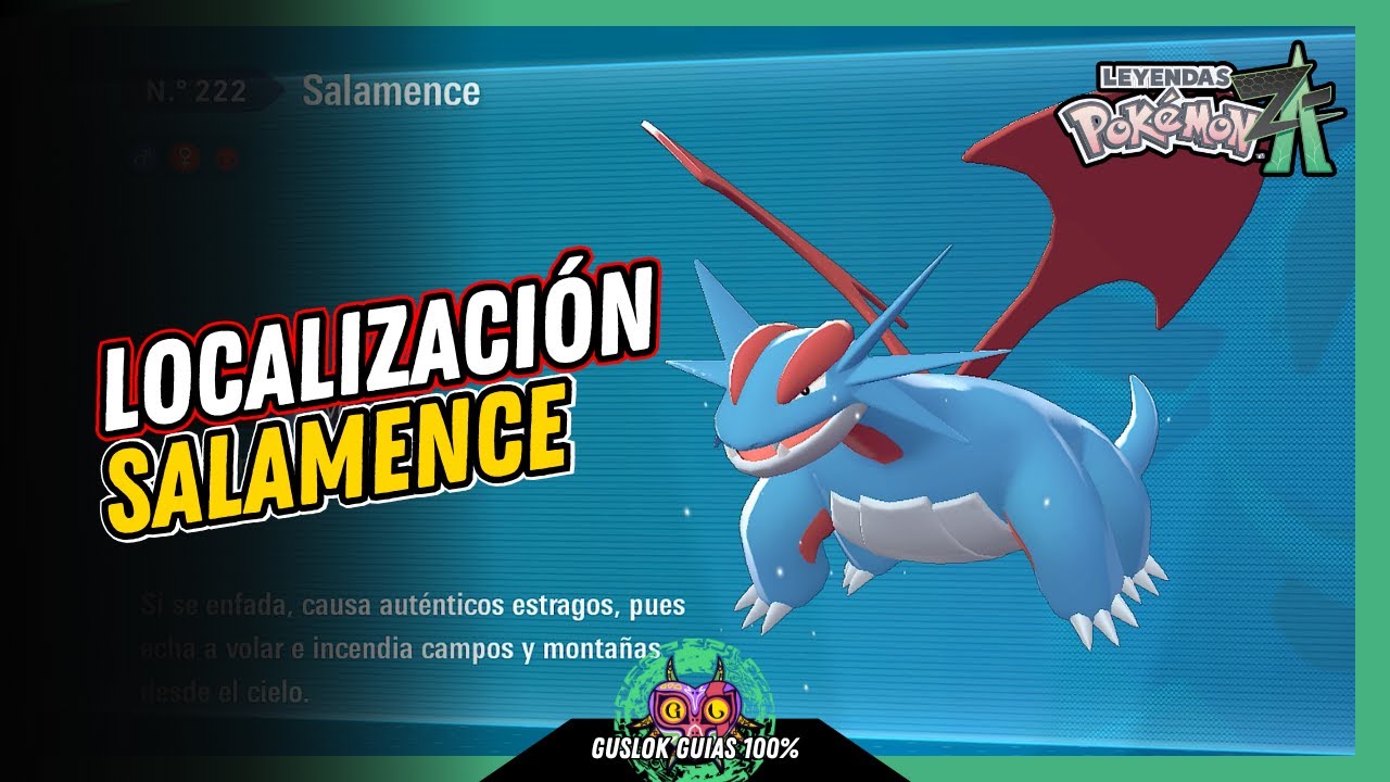 UBICACIÓN de SALAMENCE | GUÍA 100% | 💯Leyendas Pokemon: Z-A🏆 UBICACIÓN de SALAMENCE | GUÍA 100% | 💯Leyendas Pokemon: Z-A🏆