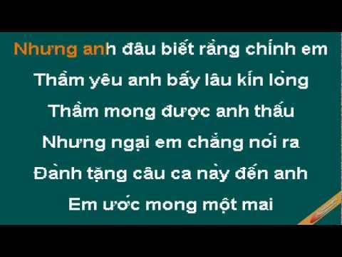 Em Yeu Anh Ma Anh Dau Co Hay Karaoke - Thu Thủy - CaoCuongPro