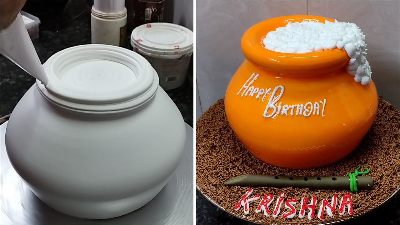 Janmashtami Special Cake Design Ideas | Matka Cake Design | Kanhaiya Janmashtami Cake | Krishna Cake