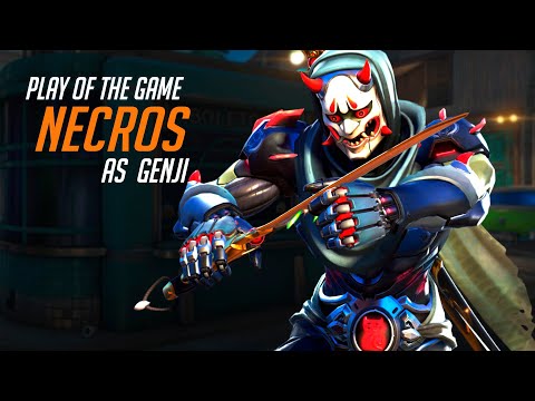 NECROS SICK GENJI MAIN - POTG! [ OVERWATCH 2 TOP 500 SEASON 4 ]