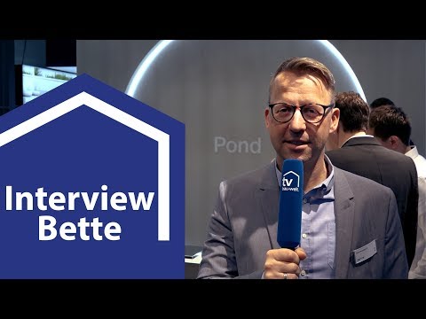Sven Rensinghoff von Bette erklärt die Badtrends 2019 – bau-welt.tv
