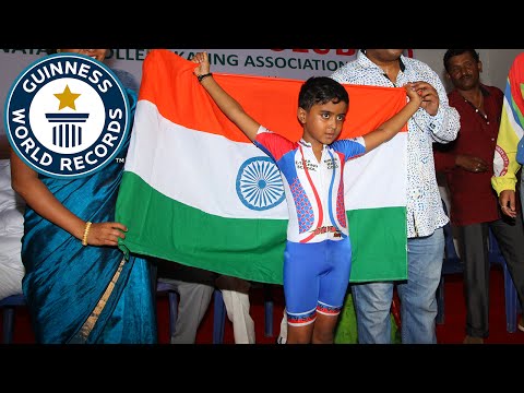 Farthest distance limbo-skating under cars - Guinness World Records