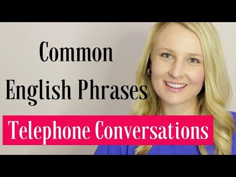 Common English Phrases for Phone Conversations