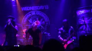 Wednesday 13 "The Mistress of Taboo" Plasmatics cover live