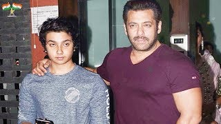 Salman Khan Makes A Dashing Entry At Arpita Khan’s Diwali Bash