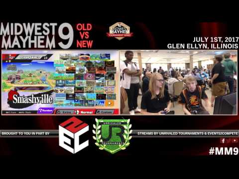 Midwest Mayhem 9 TOP 32 WINNERS - Mystearica (Bayonetta) vs. P1 l Tweek (Cloud)