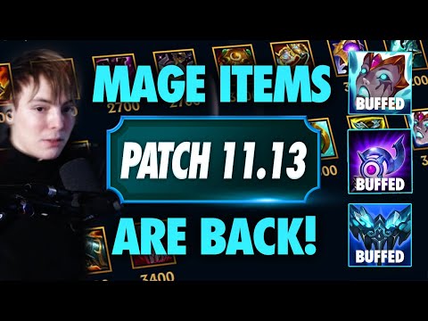MAGE ITEMS ARE BACK! HUGE ITEM OVERHAUL | LS LoL PATCH NOTES 11.13 RUNDOWN