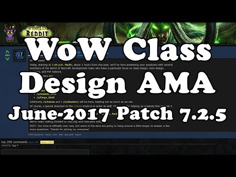 A Warrior's Thoughts on WoW Class Design AMA (Patch 7.2.5)