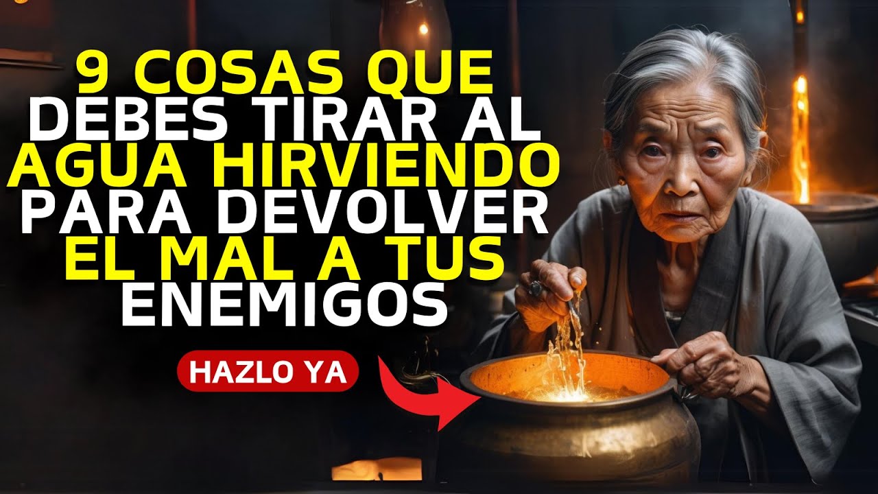 TIRA ESTO EN AGUA HIRVIENDO Y TODO EL MAL REGRESARÁ A TUS ENEMIGOS