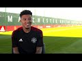 Jadon Sancho first Interview at Manchester United to wear the NO 25 shirt