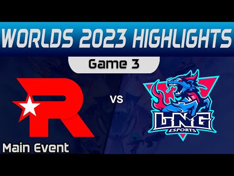 KT vs LNG Highlights Game 3 R4 Worlds Main Event 2023 KT Rolster vs LNG Esports by Onivia
