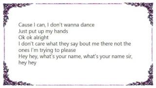 Cassie Davis - Don&#39;t Wanna Dance Lyrics